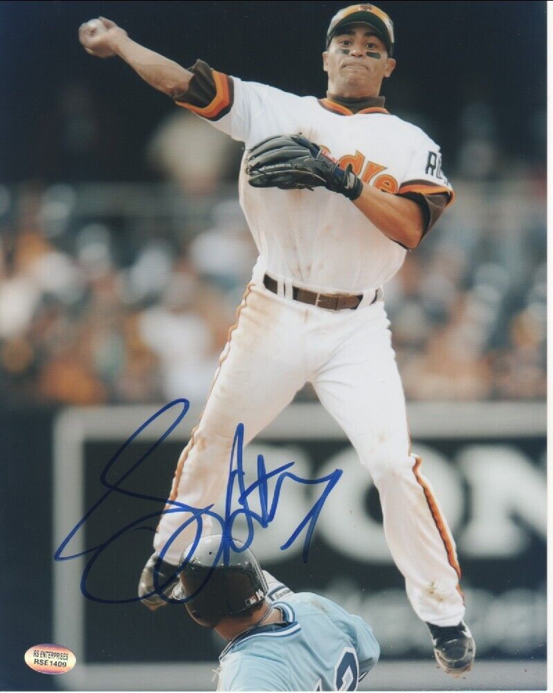 Jerry Hairston Jr.-San Diego Padres-Autographed 8x10 Photo