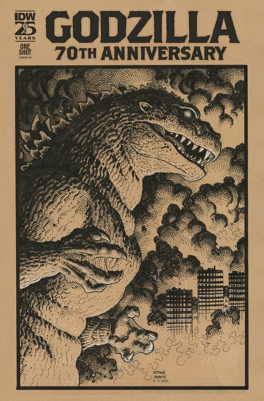 Godzilla 70th Anniversary #1 CHOOSE A+B, 1:10, 1:25, 1:50 PRESALE PROSHIPS 5/8