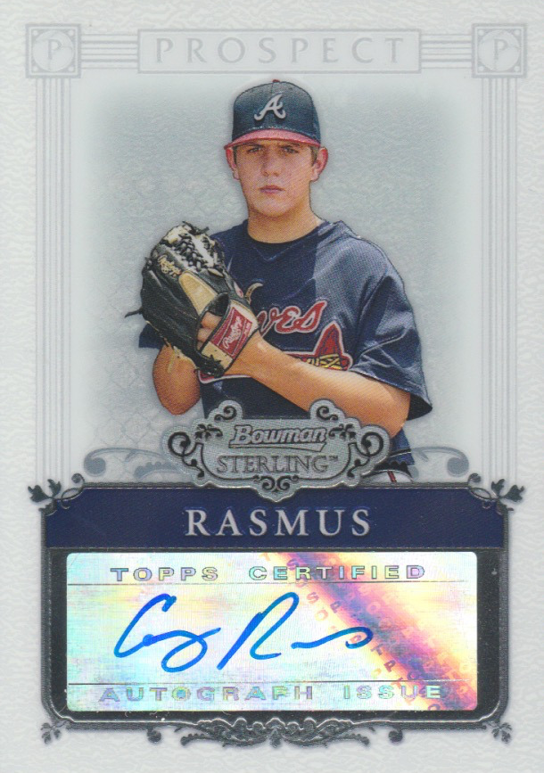 Cory Rasmus 2006 Topps Bowman Sterling rookie RC auto autograph card BSP-CR