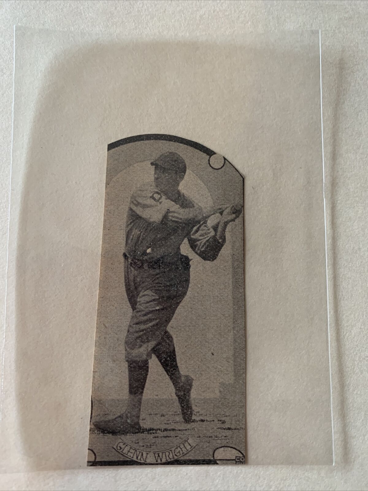 Glenn Wright 1925 Spalding Baseball Panel Pittsburgh Pirates RARE