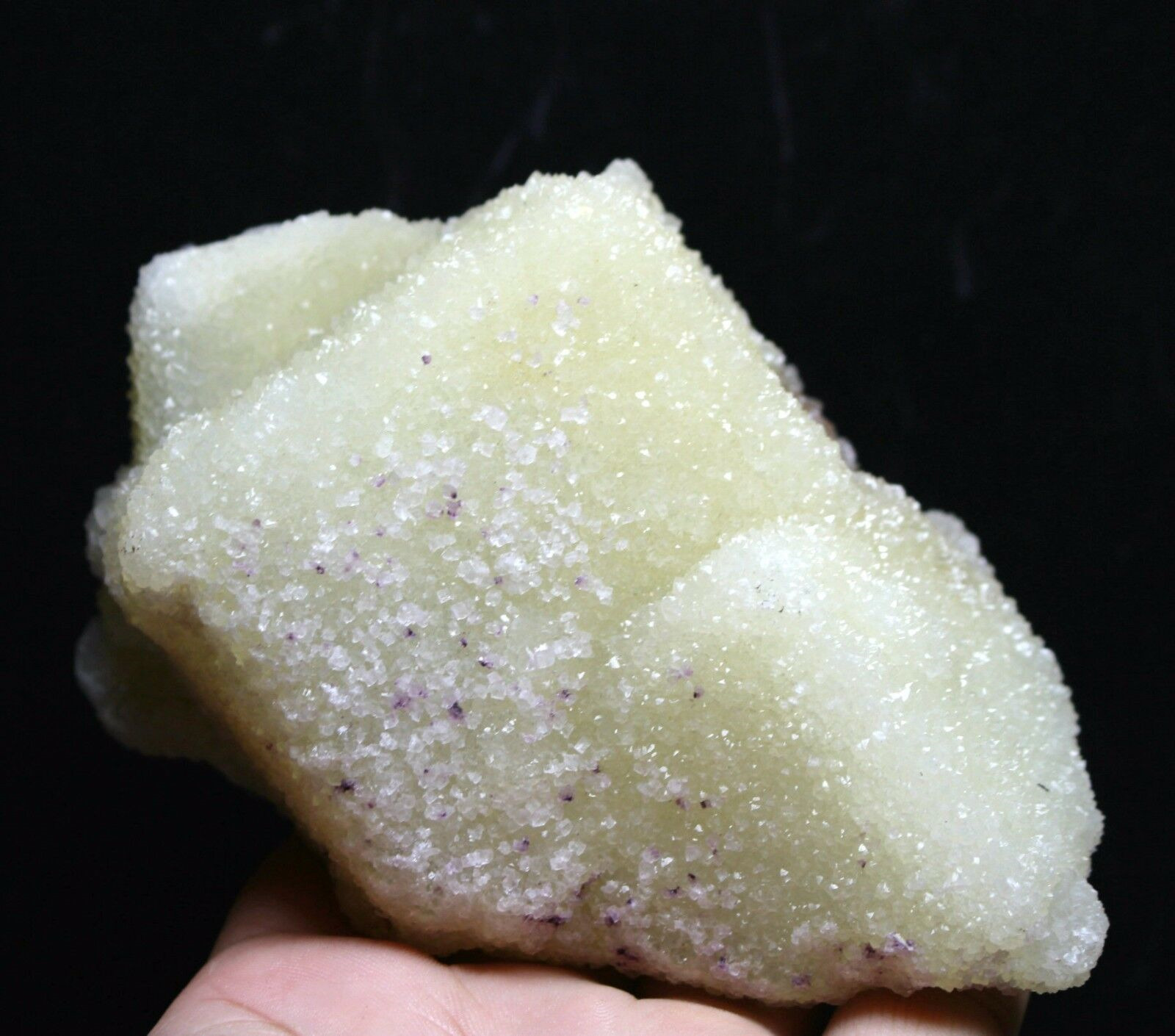 1.39lb New find natural rare cube white fluorite crystal Mineral Specimen C​hina