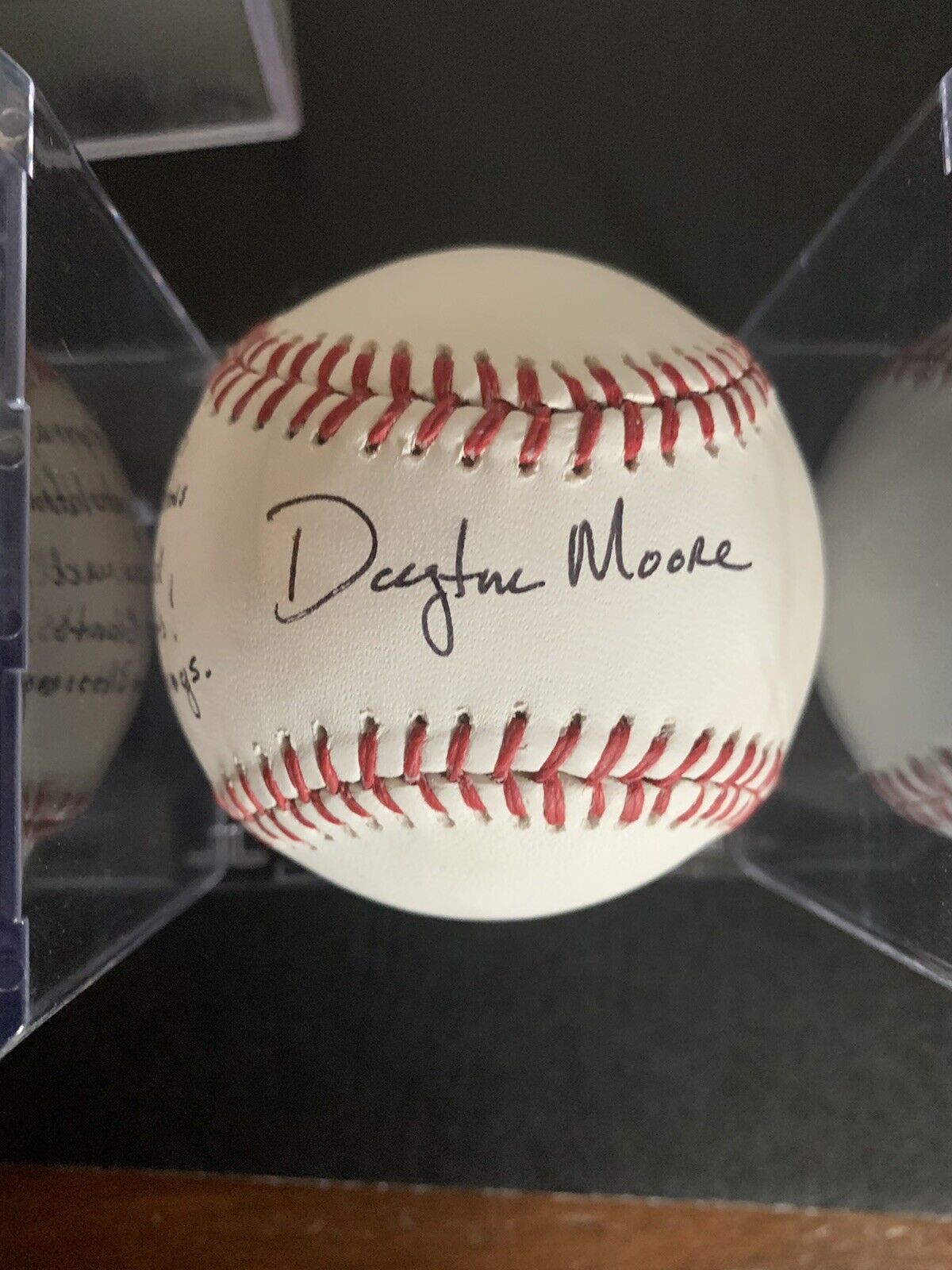 Dayton Moore Signed Autographed Baseball Kansas City Royals GM President RARE