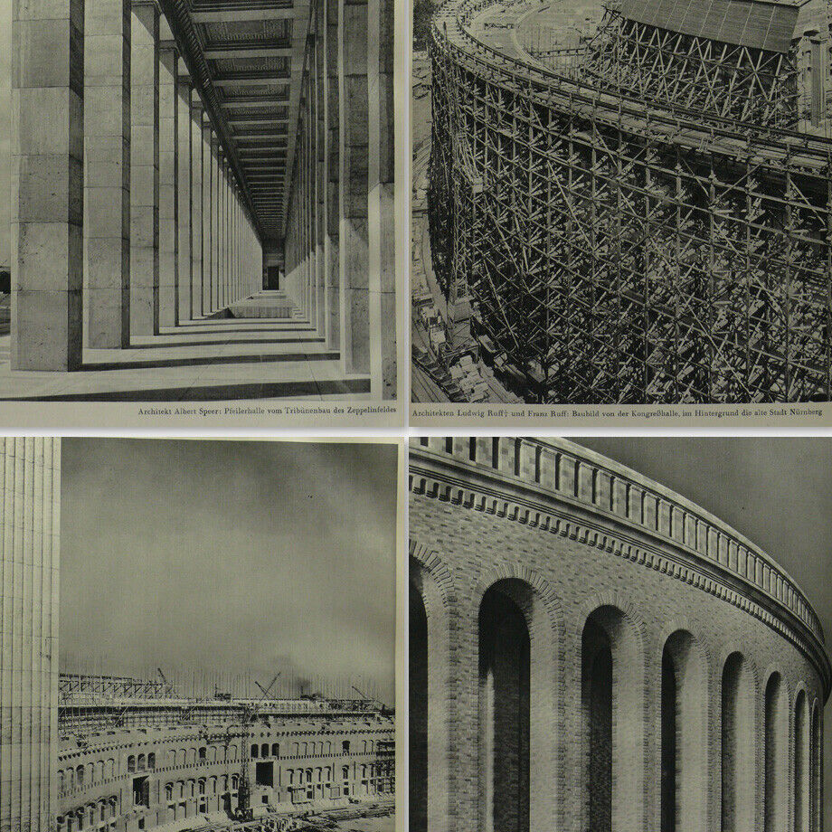 Albert Speer German WW2 Architecture Book \'43 w/80 photos Berlin Munich Nurnberg