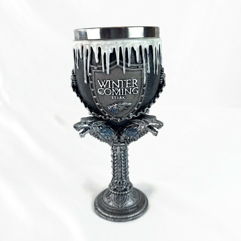 Game Of Thrones Winter Is Coming Stark Goblet Official HBO Nemesis Now
