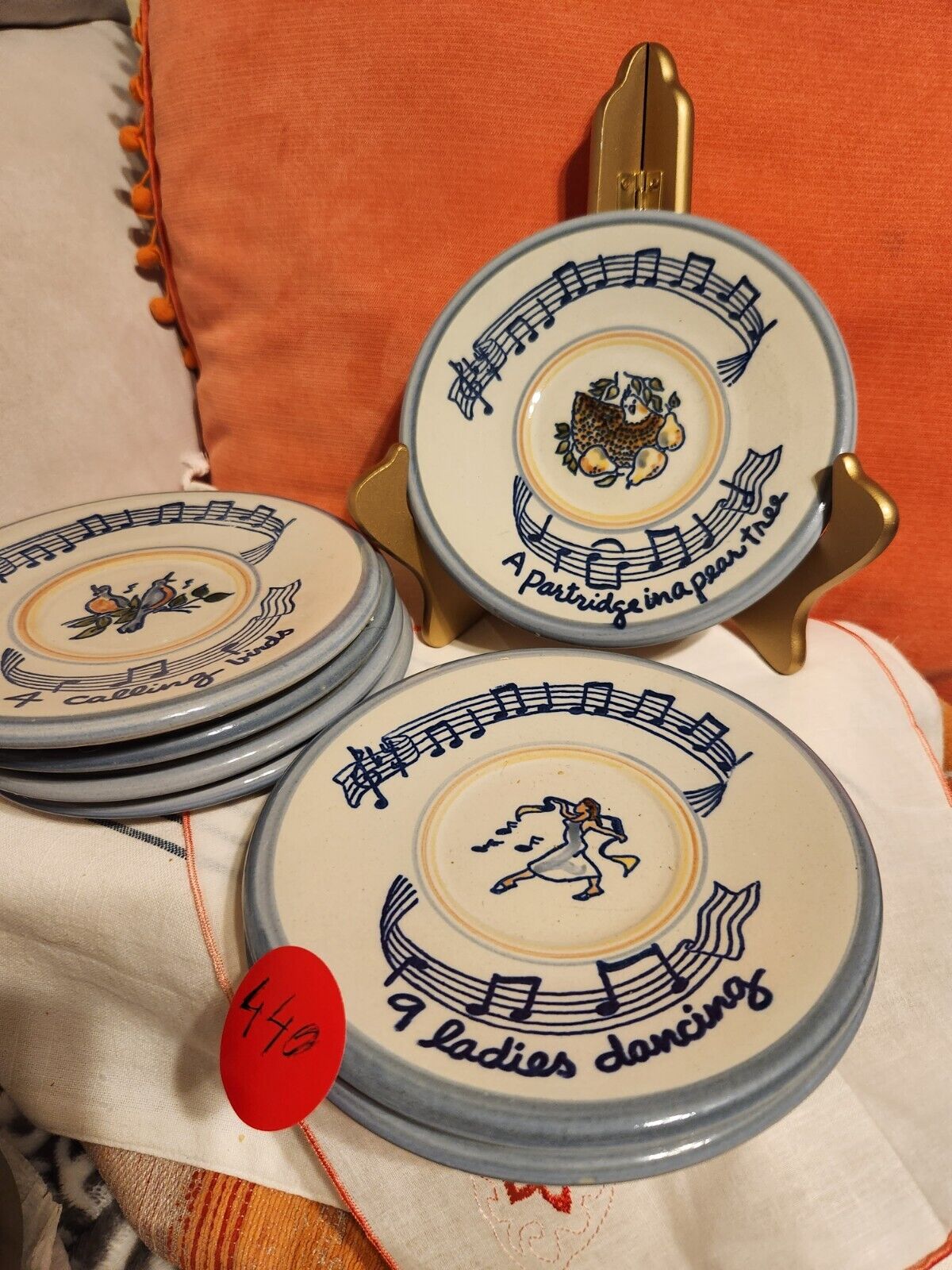 LOUISVILLE STONEWARE SERIES OF 6 +1 PLATES  (FROM 12 RELEASED ANNUALLY.6.5\