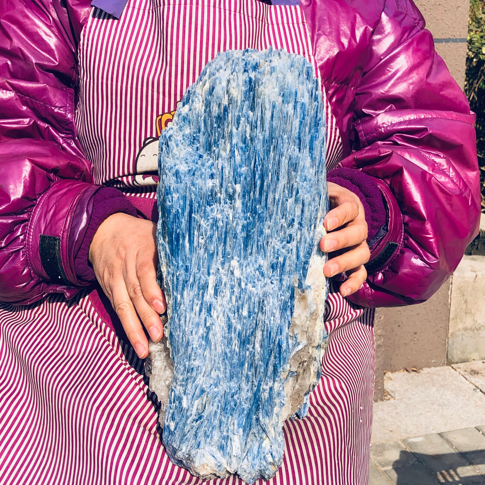 31.24LB Natural Blue Crystal Kyanite Rough Gem mineral Specimen Healing
