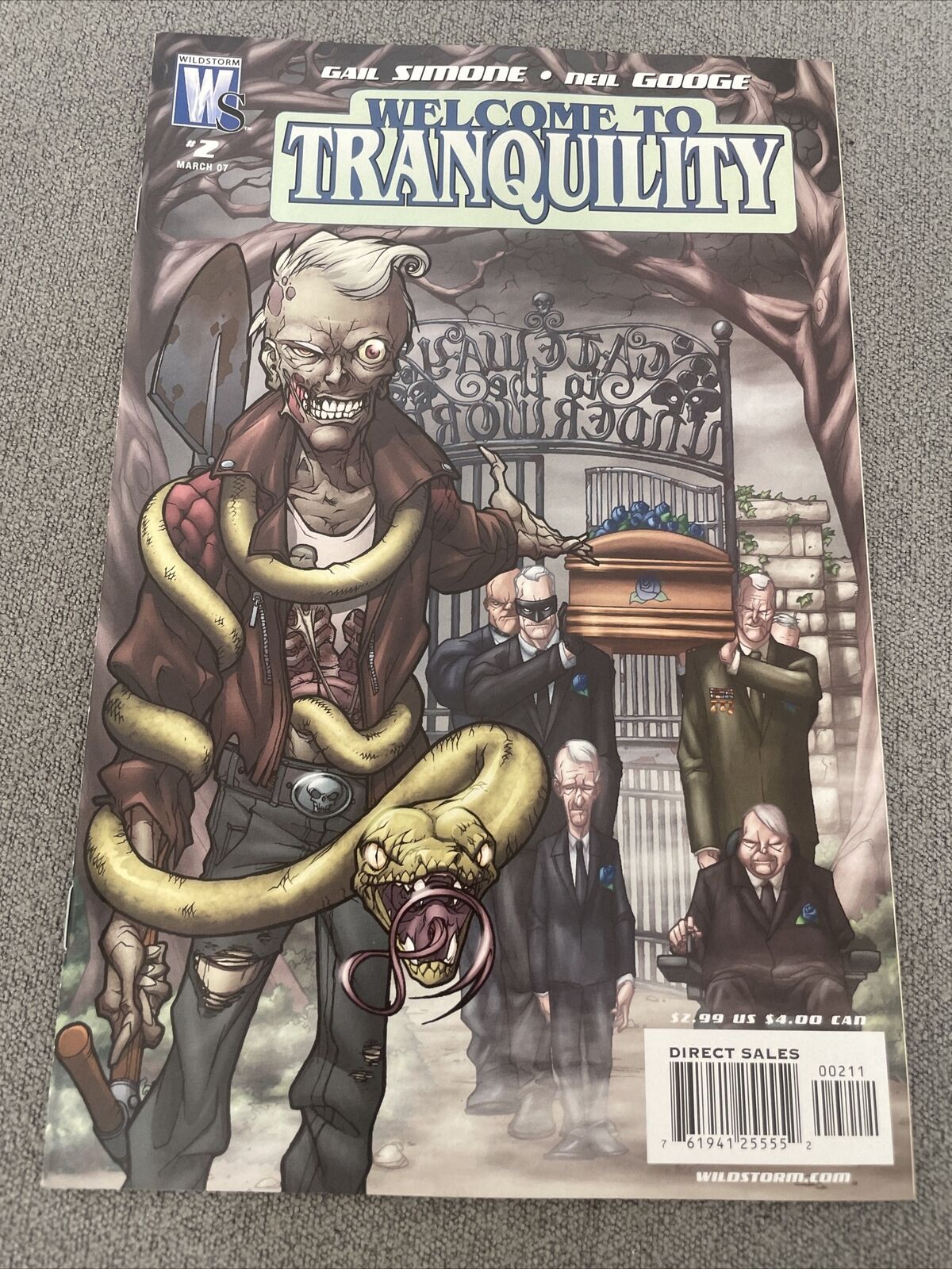 WS WildStorm Comics Welcome To Tranquility No.2 March 2007 Comic Book EG