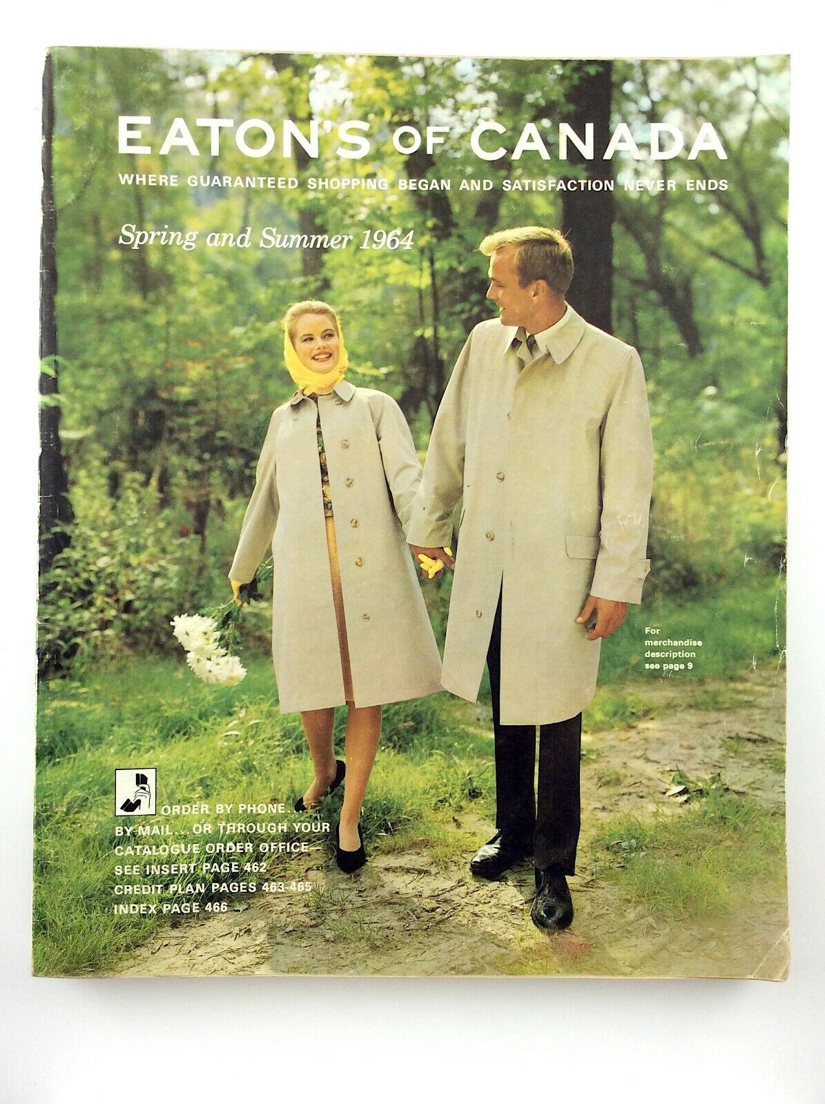 Vintage 1964 Eaton Canada Spring Summer Color and Black White Catalog K491