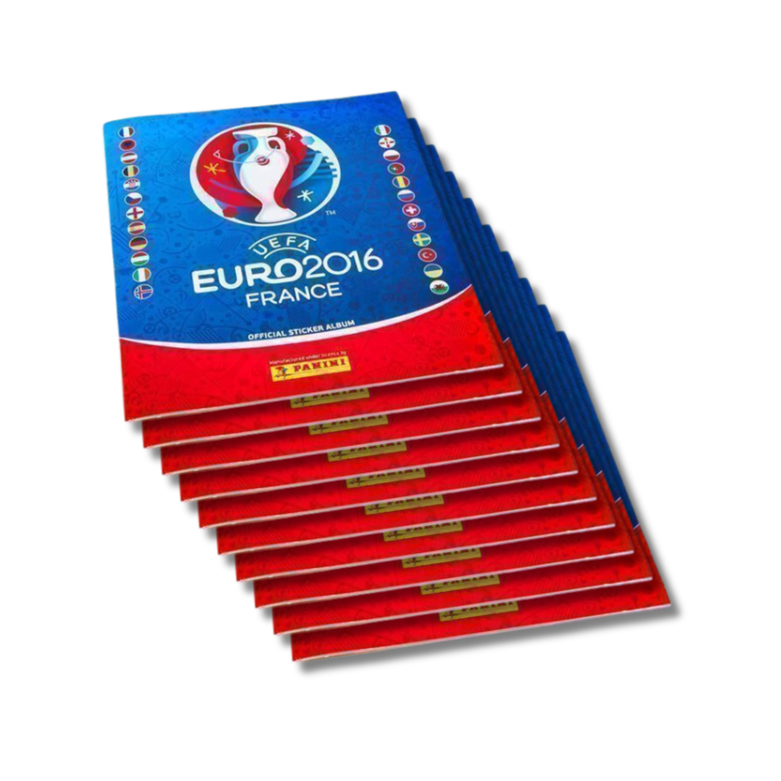 Panini UEFA Euro Em 2016 France - 10x blank albums new