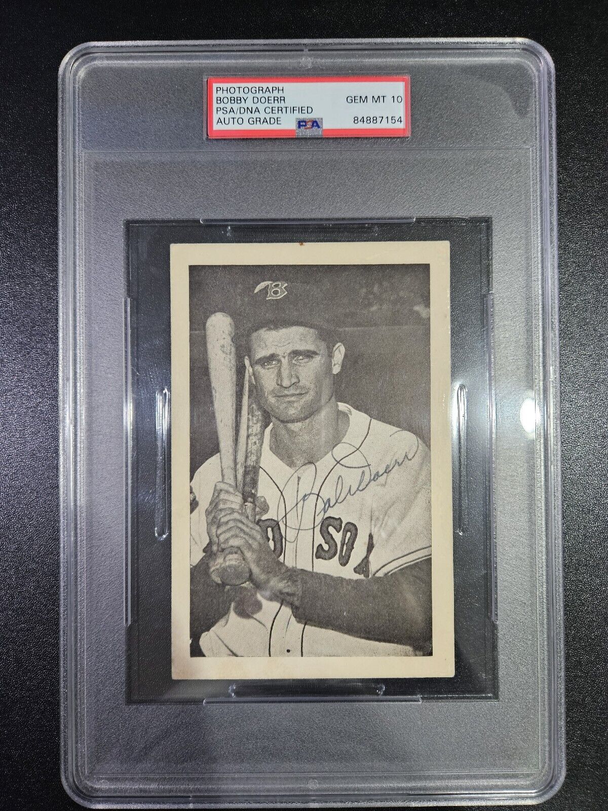 Bobby Doerr HOF (Boston Red Sox) Photo Autograph PSA/DNA Gem Mint 10 Auto Grade
