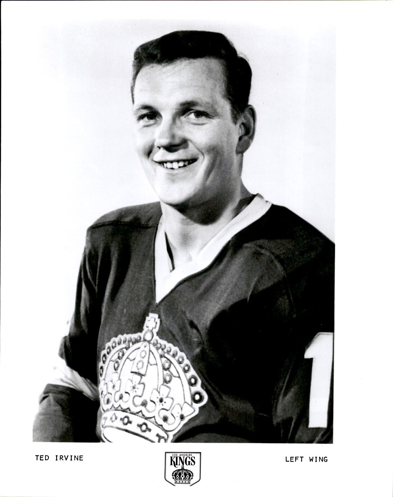 PF17 Original Photo TED IRVINE 1968-69 LOS ANGELES KINGS NHL HOCKEY LEFT WING