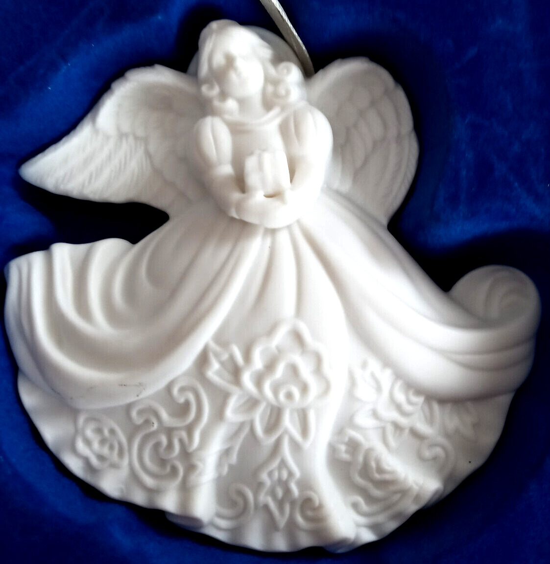 Roman Inc Seraphim Angel Porcelain Heaven's Treasures Christmas Tree Ornament
