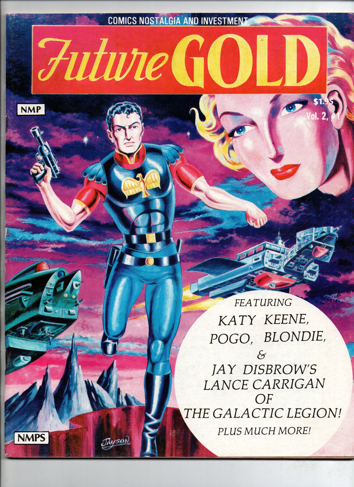 Future Gold #1 comic book fanzine - Blondie - Katie Keene - Superman - 1981 - VF