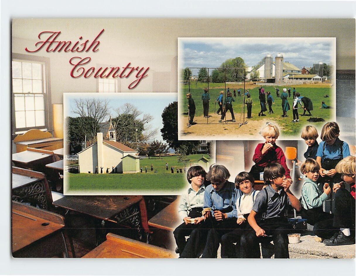 Postcard Schools, Amish Country, Pennsylvania