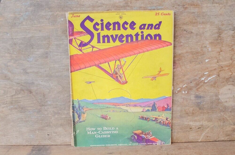 Science & Invention June 1929-Gernsback-gliders-modern high powered cars