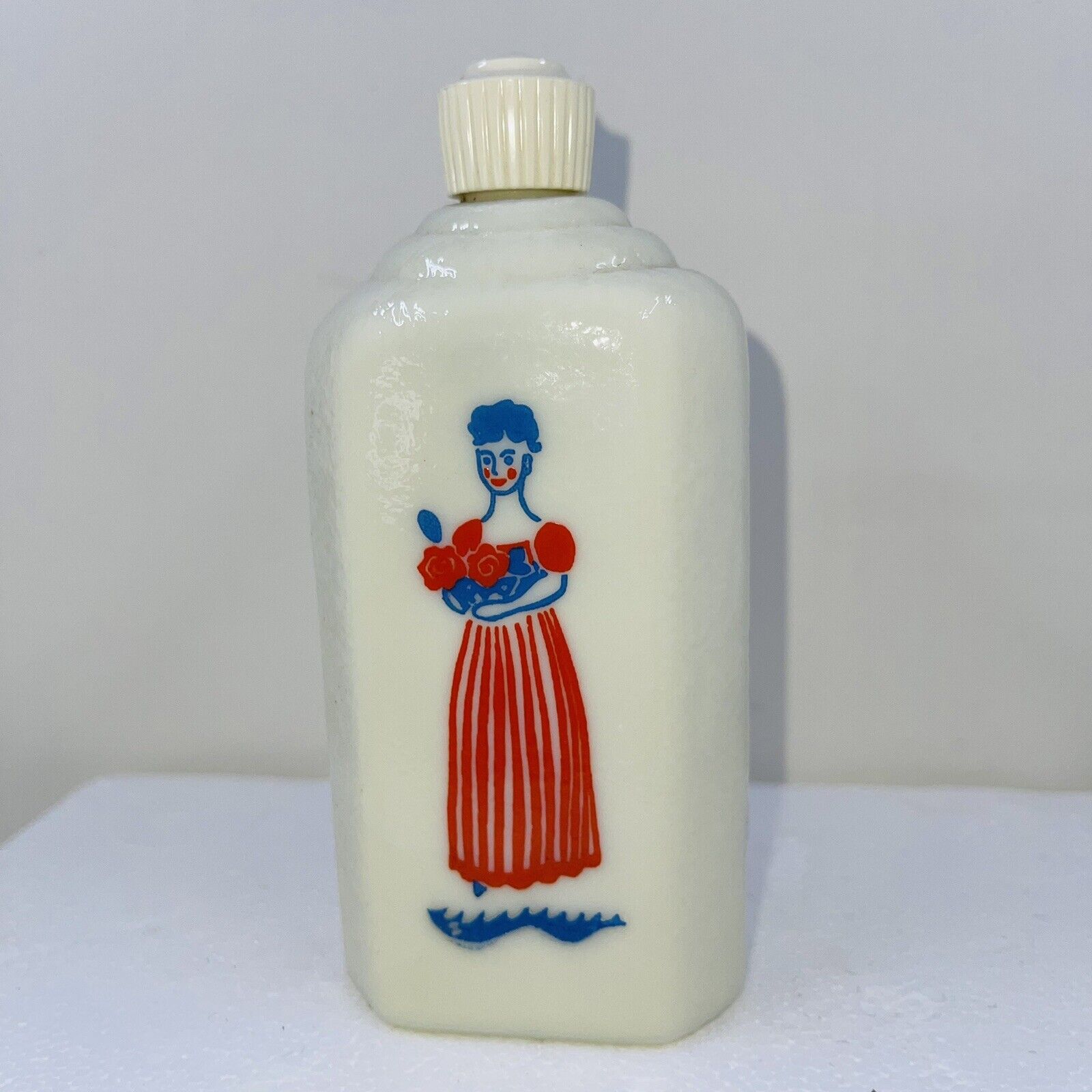 SHULTON Early American OLD SPICE Women's Hand Lotion Glass Bottle Vintage