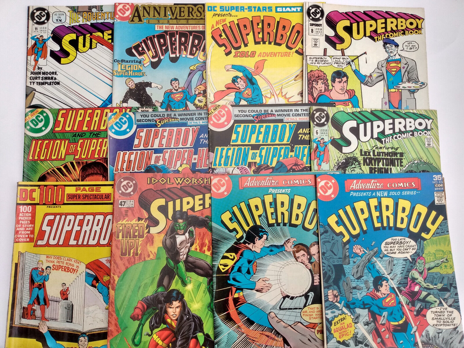 Superboy DC Comics Lot Action Adventure Superhero Bronze Age 1970s