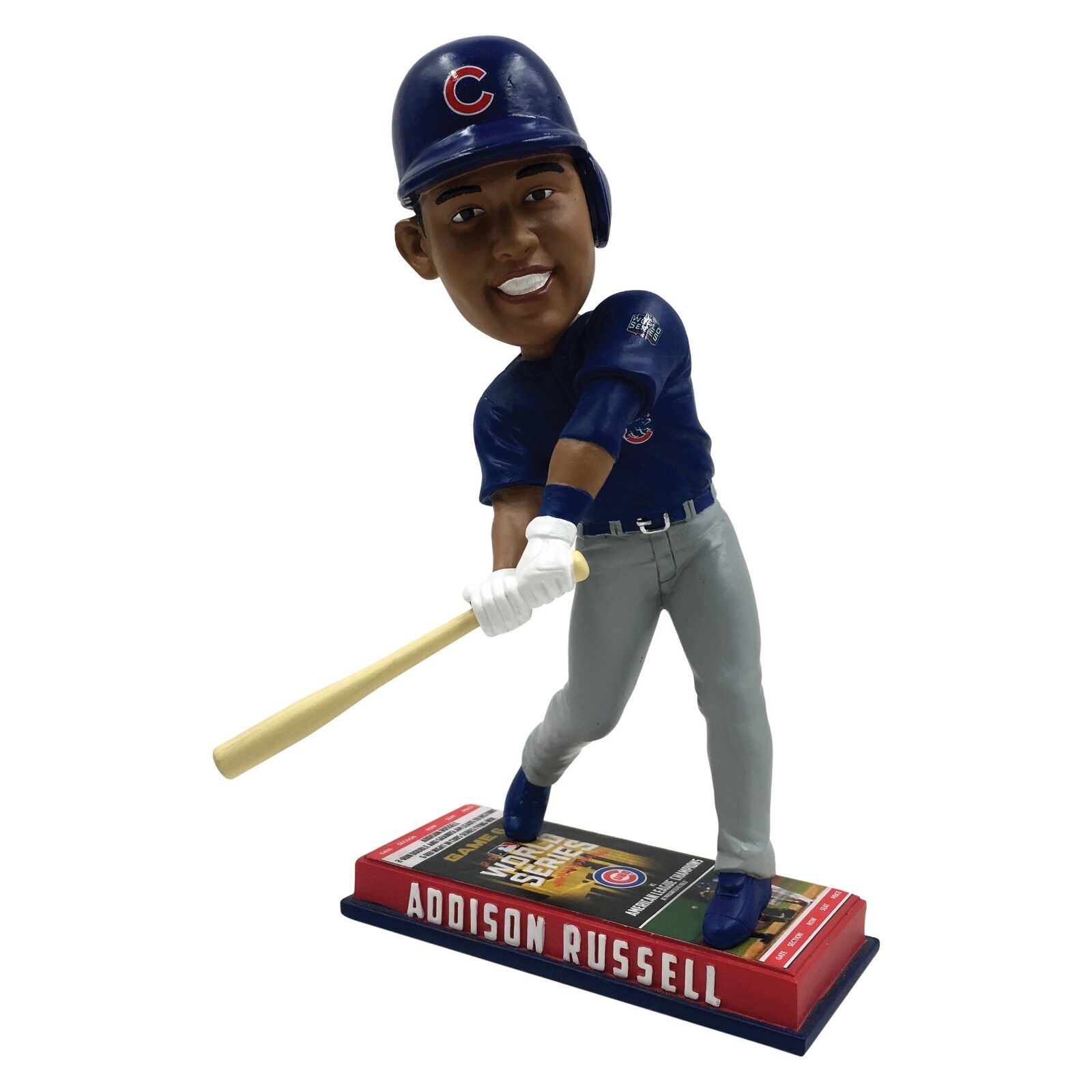 Addison Russell 2016 World Series Ticket Base Special Edition Bobblehead
