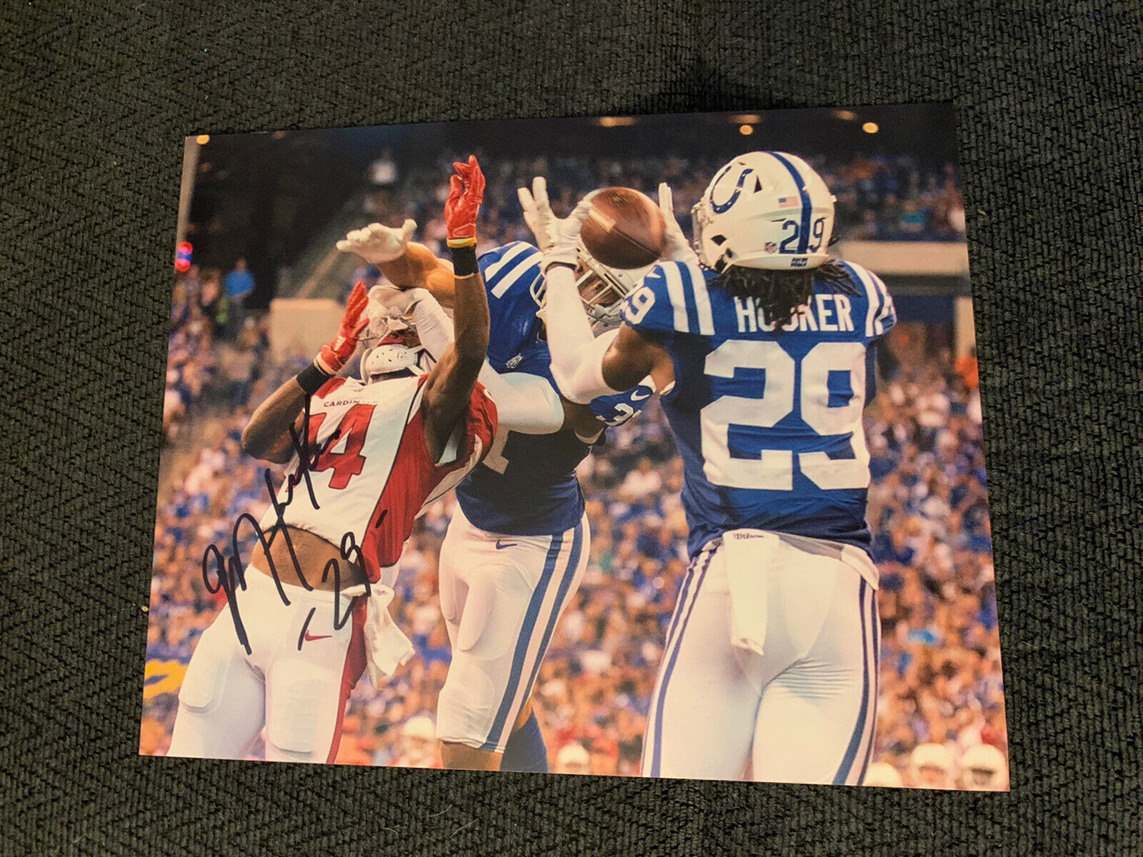 Malik Hooker Signed Indianapolis Colts 8 X 10 Photo Autographed
