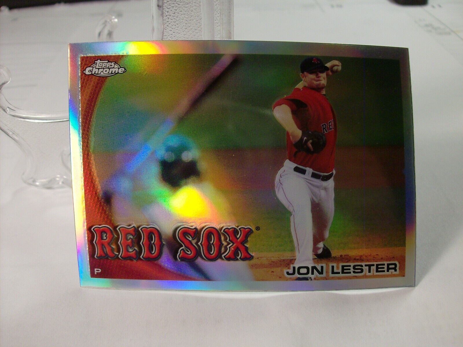 2010 Topps Chrome Refractors  #125 - Jon Lester - Boston Red Sox  10-1087
