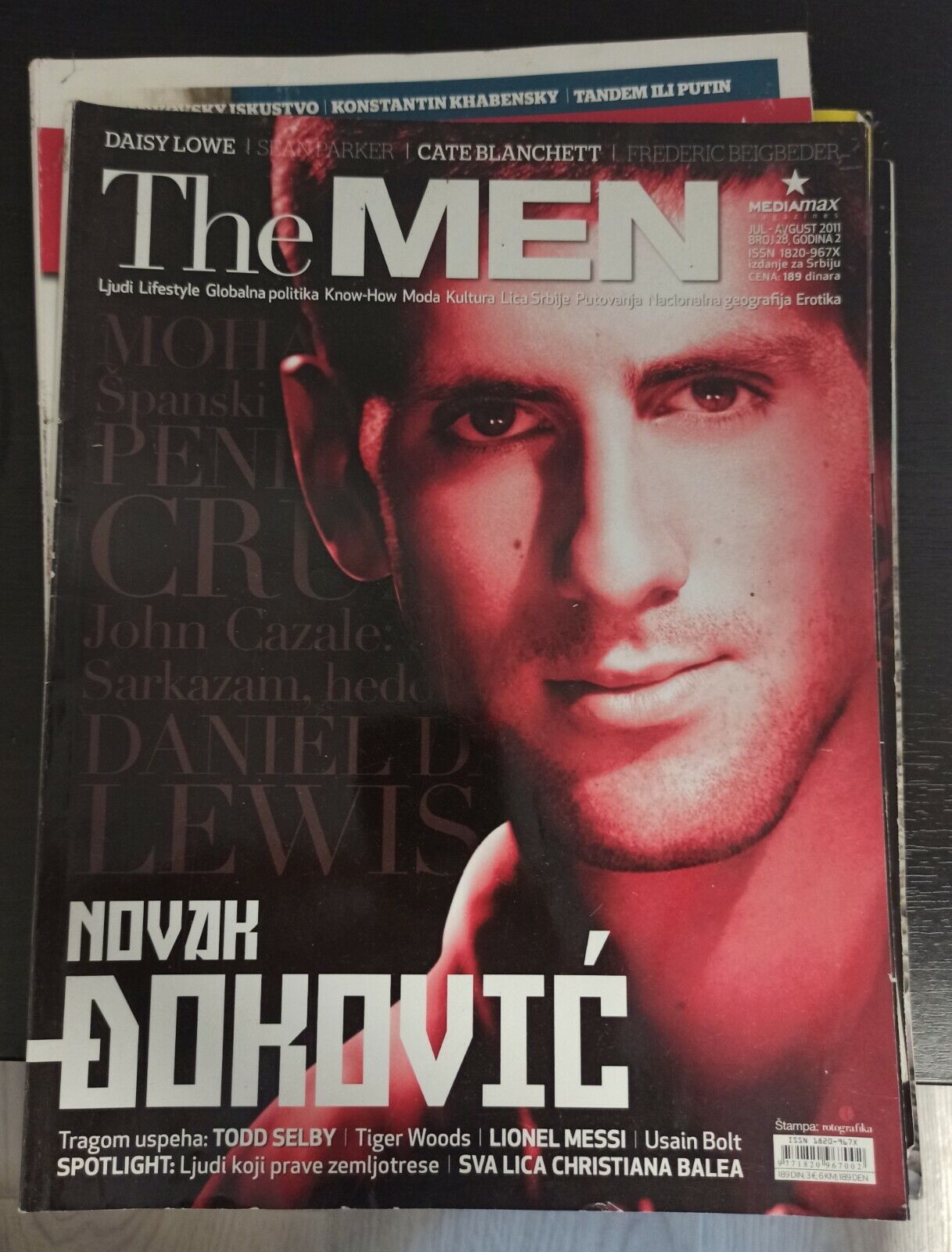 NOVAK DJOKOVIC - THE MAN MAGAZIN SERBIAN ISSUE - At the beginning of his carrer
