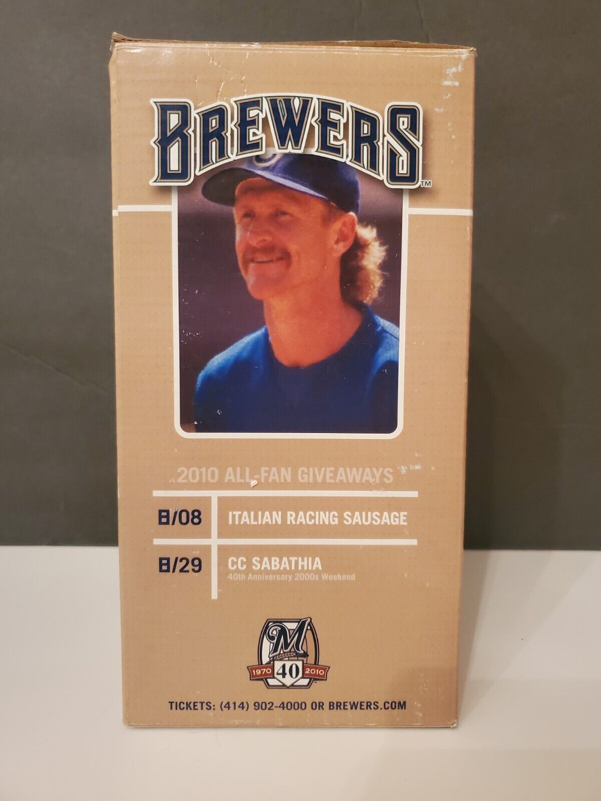Milwaukee Brewers Robin Yount (The Kid)1990s bobble head 40th aniversary edition