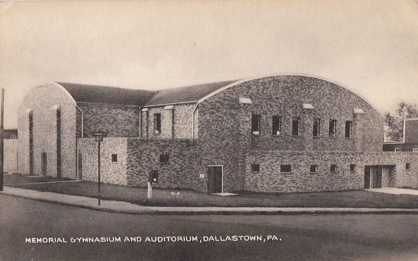 Postcard Memorial Gymnasium + Auditorium Dallastown PA