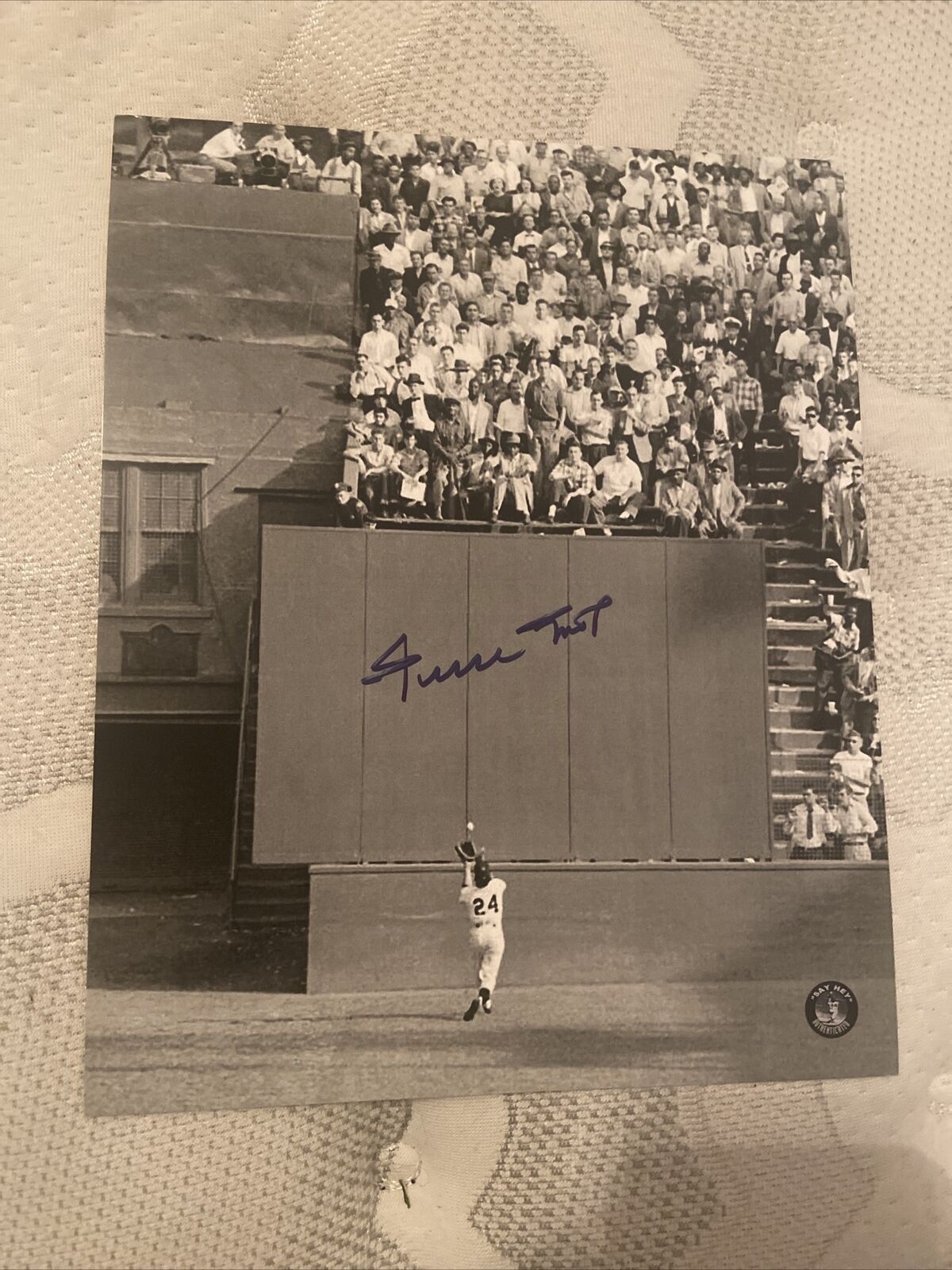 Willie Mays “The Catch” Signed Autographed Auto 8x10 Say Hey Authenticated