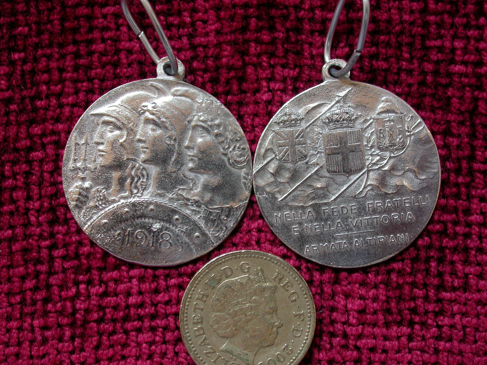 Replica Copy WW1 Armata Altipiani Medal moulded from original