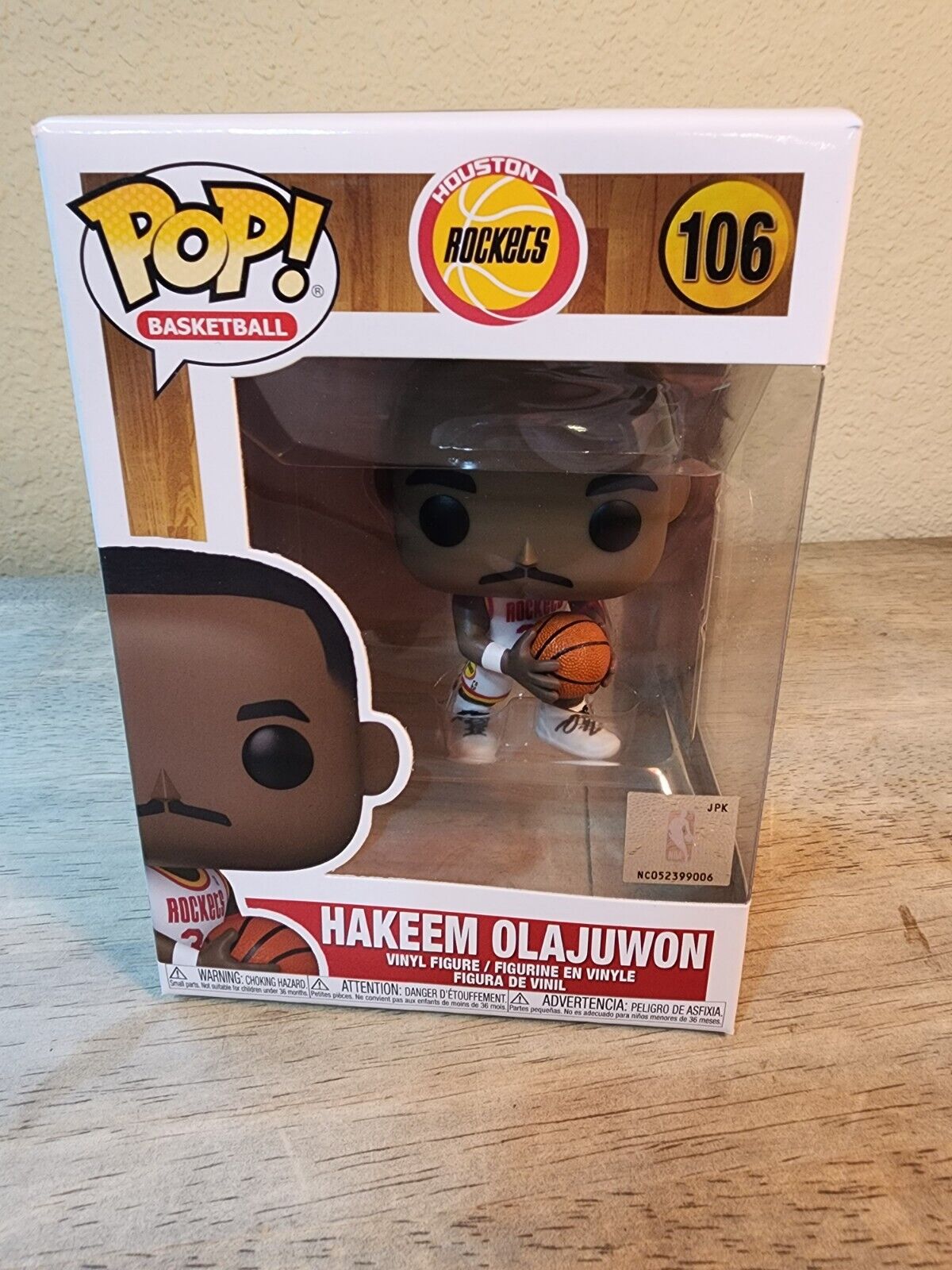 Hakeem Olajuwon 106 - Houston Rockets NBA - Funko Pop