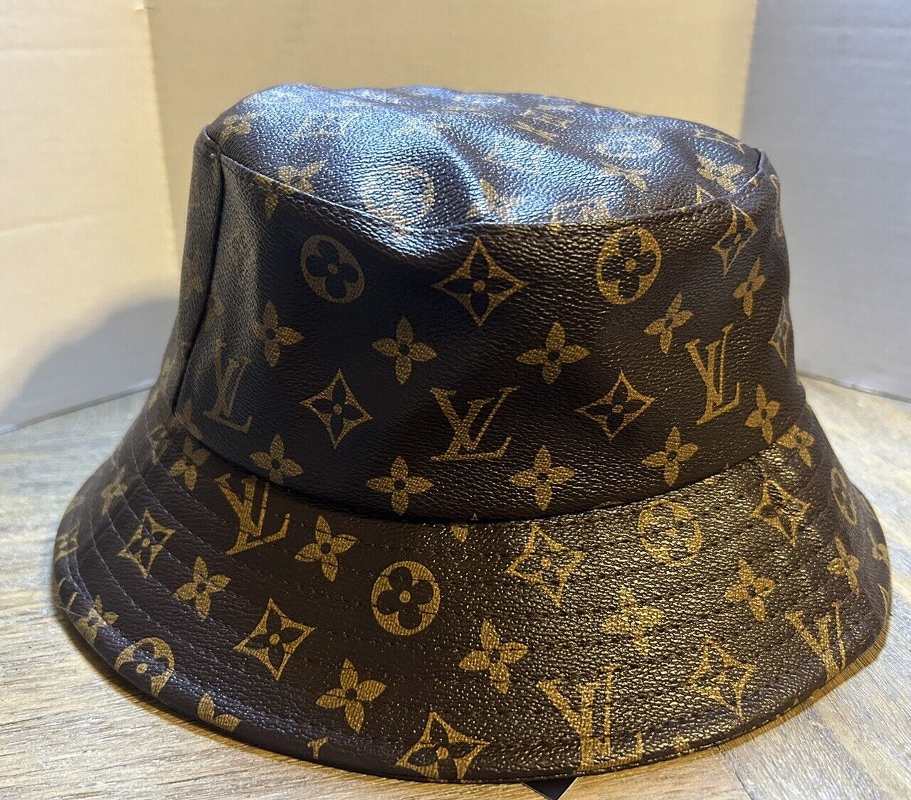 Louis Vuitton Monogram Bucket Hat Louis Vuitton Leather Bucket Hat Brown