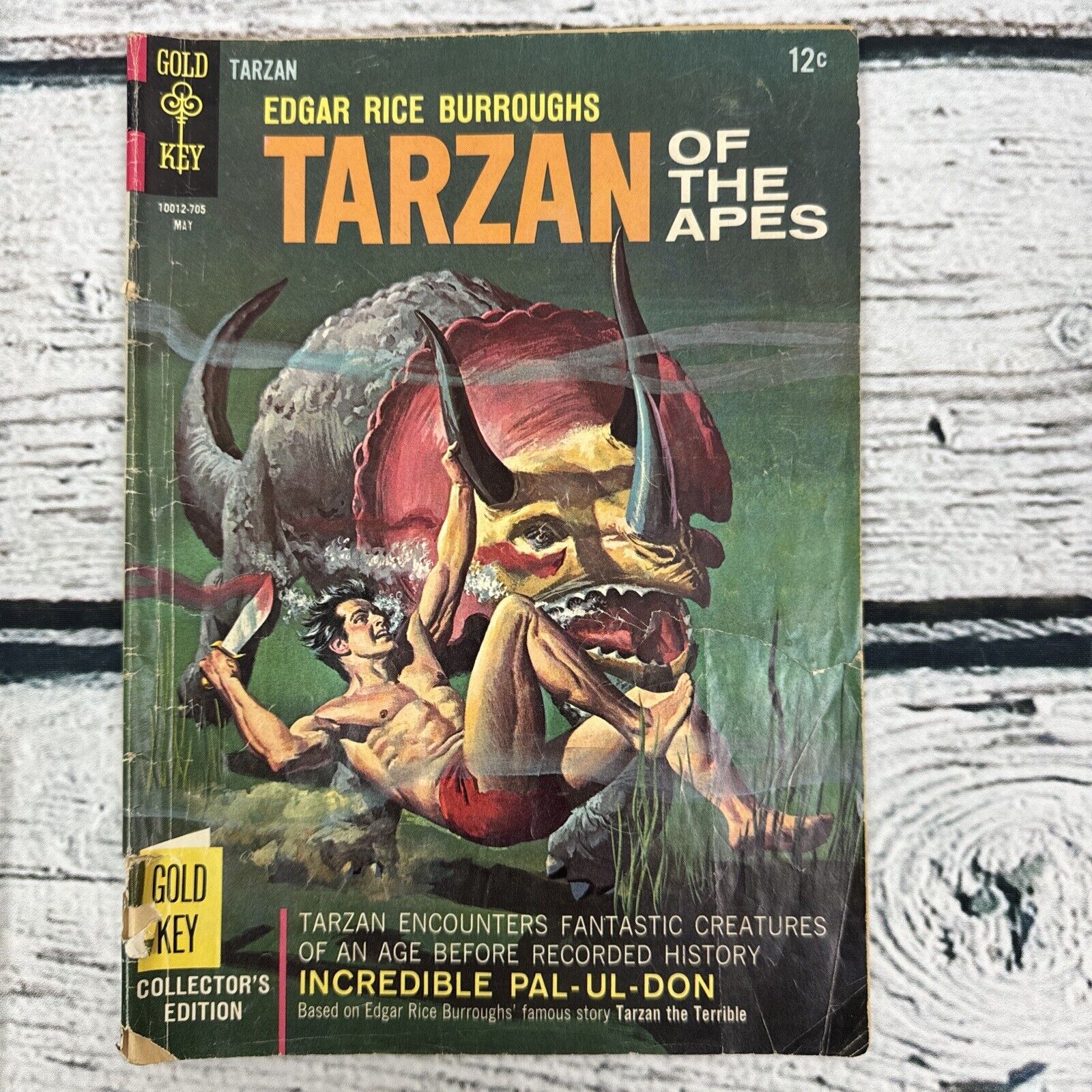 Gold Key 12 Cent Tarzan of the Apes May 1967 No. 167 Comic Book UNGRADED