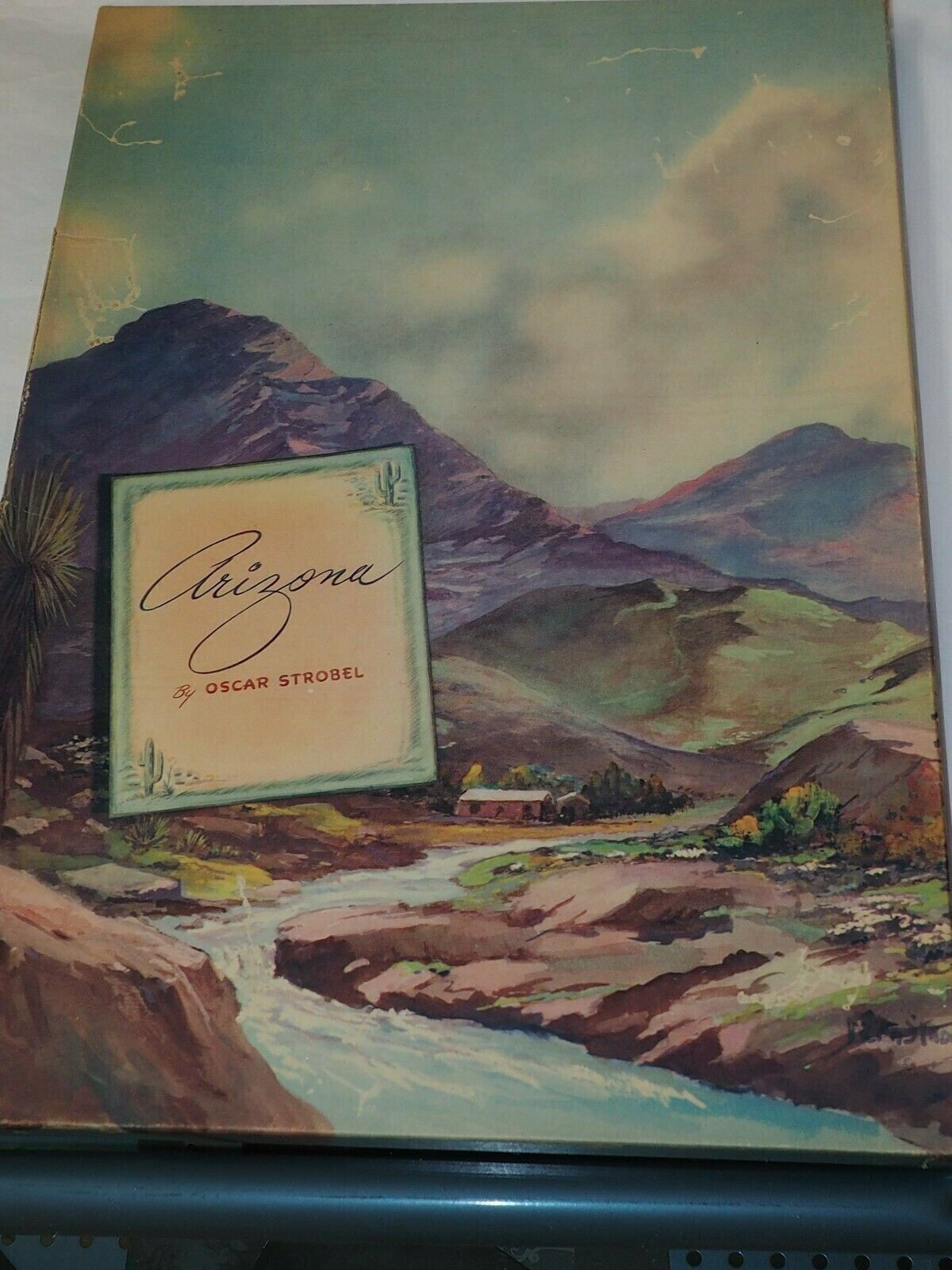 Rare Complete Oscar Strobel 1946 Brown & Bigelow Calendar Arizona MINT
