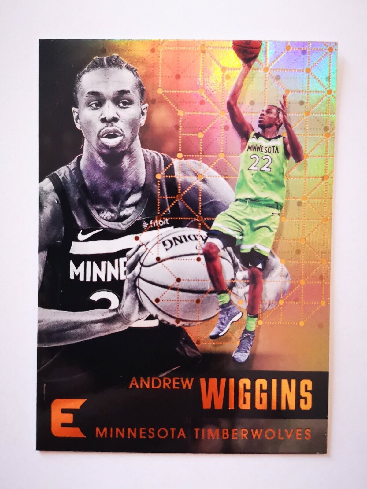 Panini Essentials 2017-18 card NBA Timberwolves card #74 Andrew Wiggins