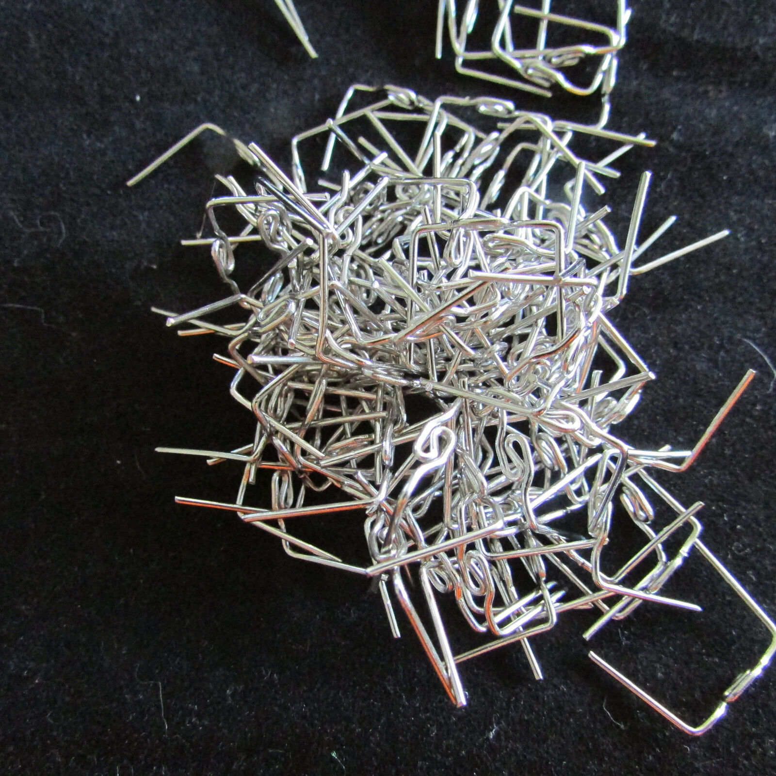 1000 TWIST CONNECTOR PINS 33 mm SILVER CHANDELIER PARTS LAMP CRYSTAL BEAD  