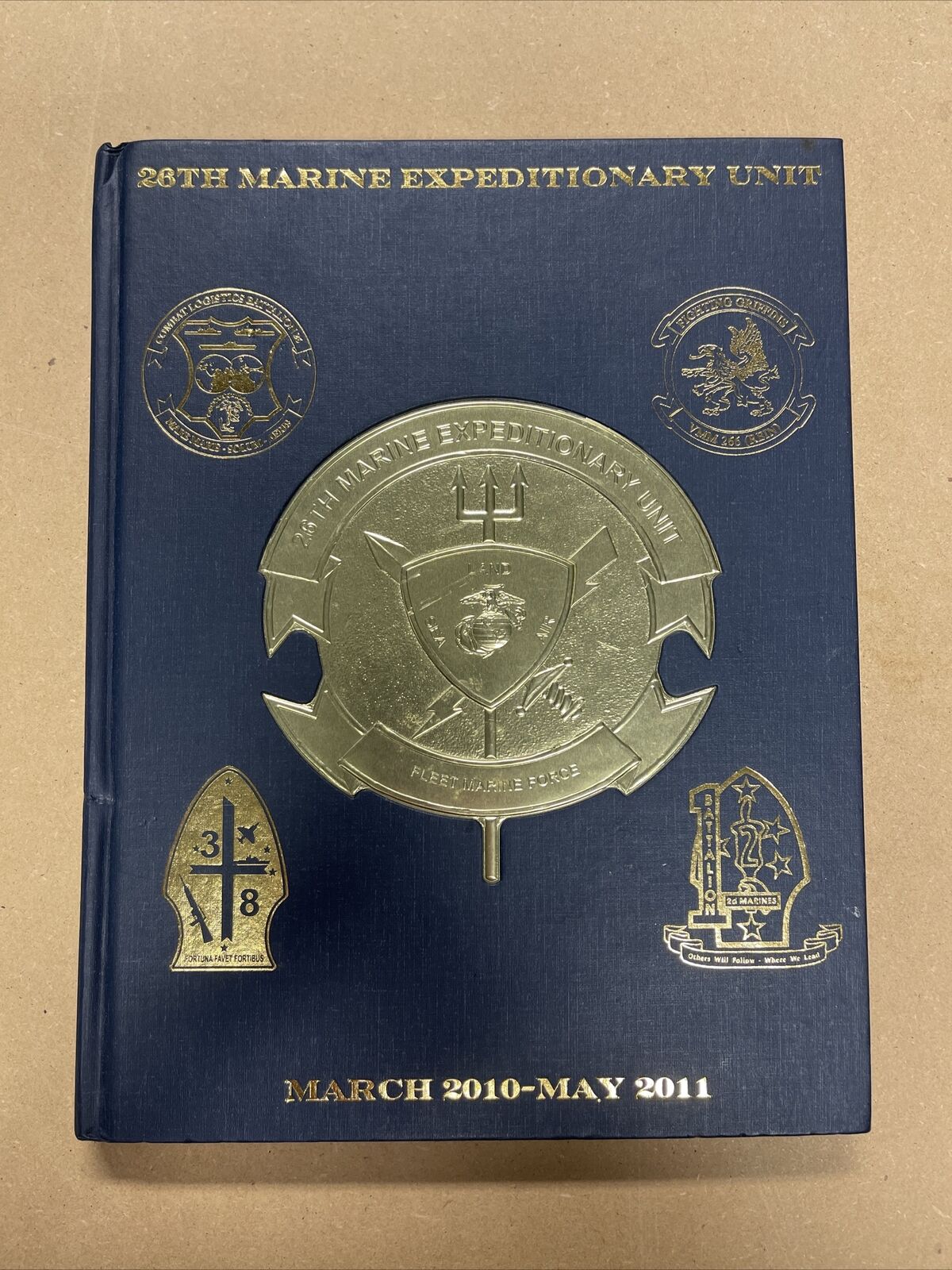 USMC 26th MEU Yearbook Marine Expeditionary Unit 2010 2011 Cruise VMM 266 2d Bat