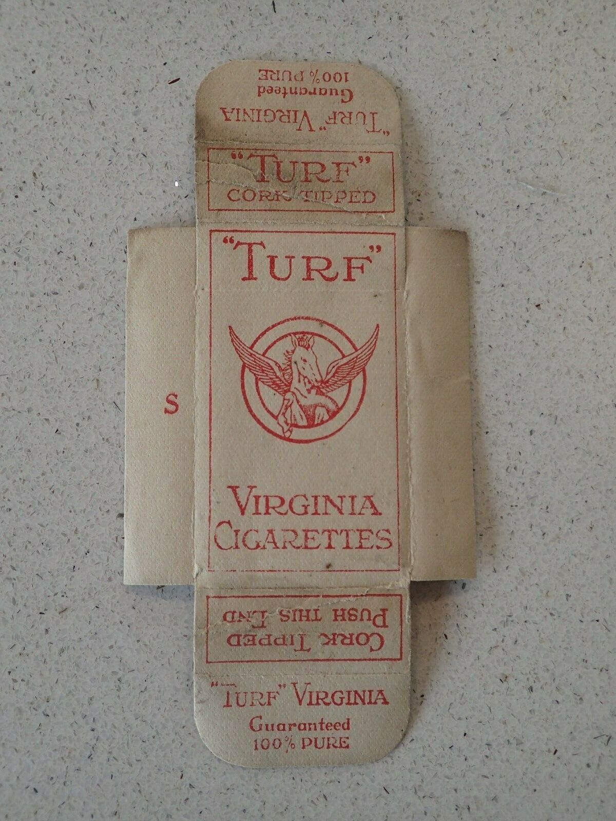 Old EMPTY Turf VIRGINIA Box  (224)