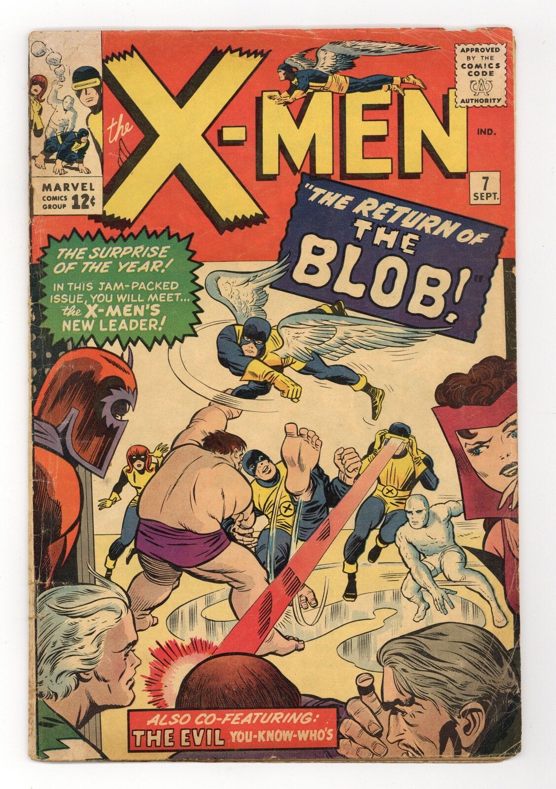 Uncanny X-Men #7 GD 2.0 1964 1st app. Cerebro