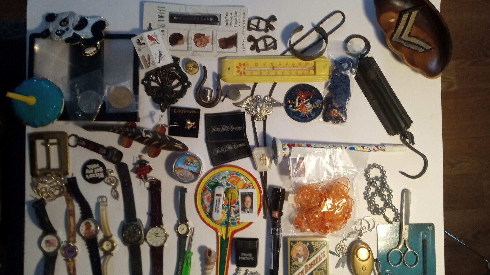 junk drawer lot vintage,Watches,Stamps,Coins, Jewelry