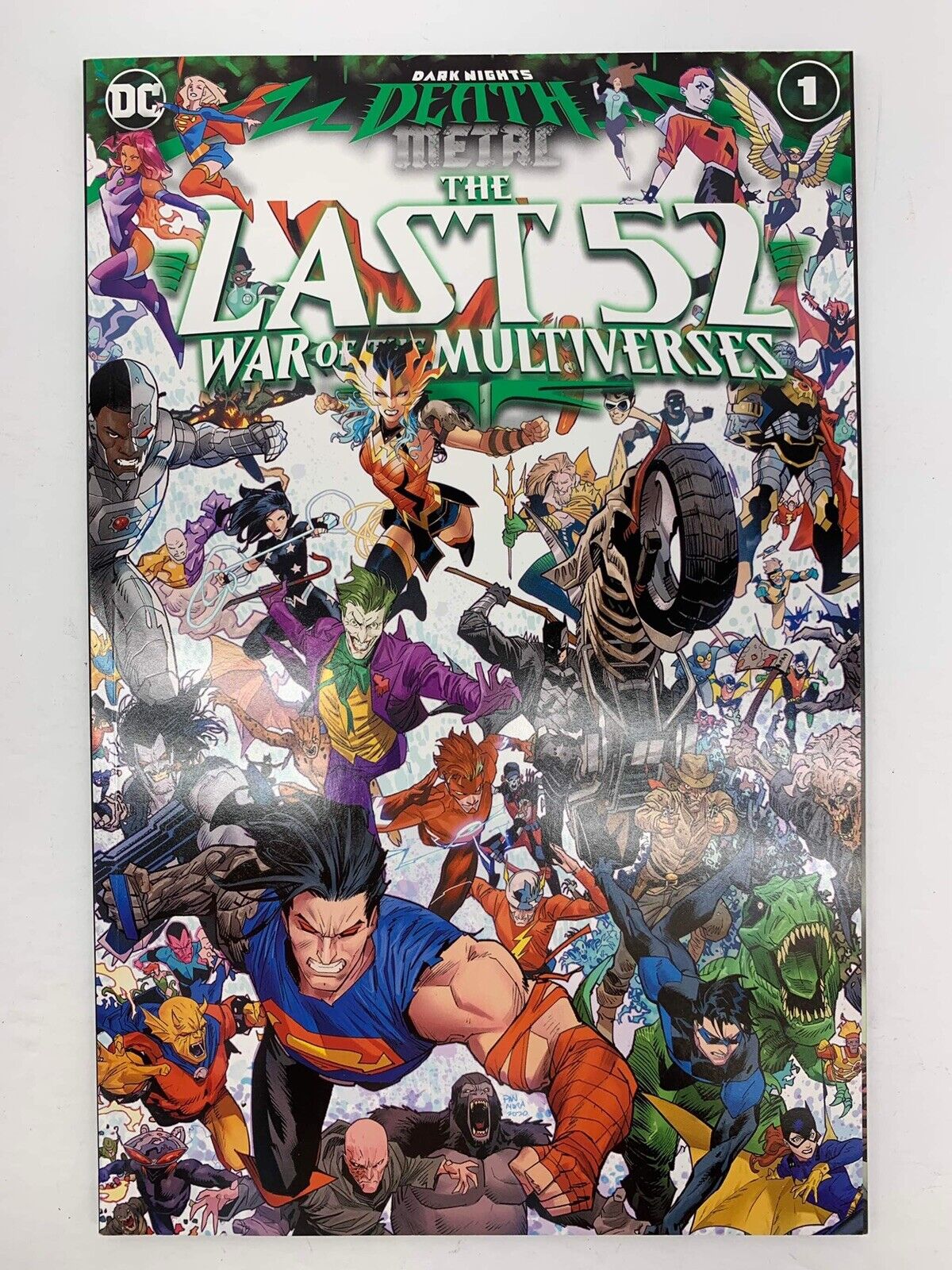 DC Comic Book Dark Nights Death Metal The Last 52 War Of The Multiverses #1