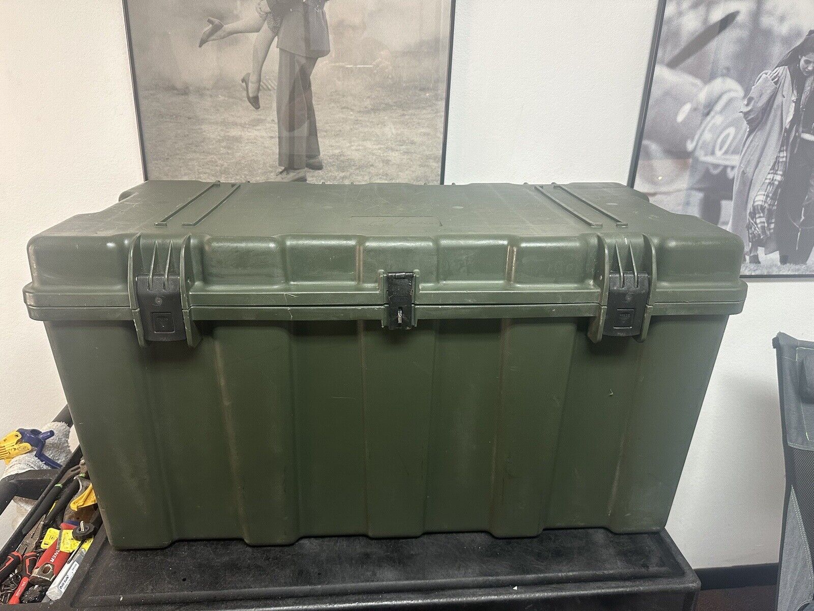 Pelican Hardigg  TL500i Hard Case Military Foot Locker (With Trays) UPS Shipped