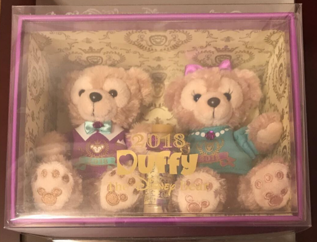 Disney Duffy Shellie Mae 2018 Limited New Year Rare Bear Plush Tokyo Japan