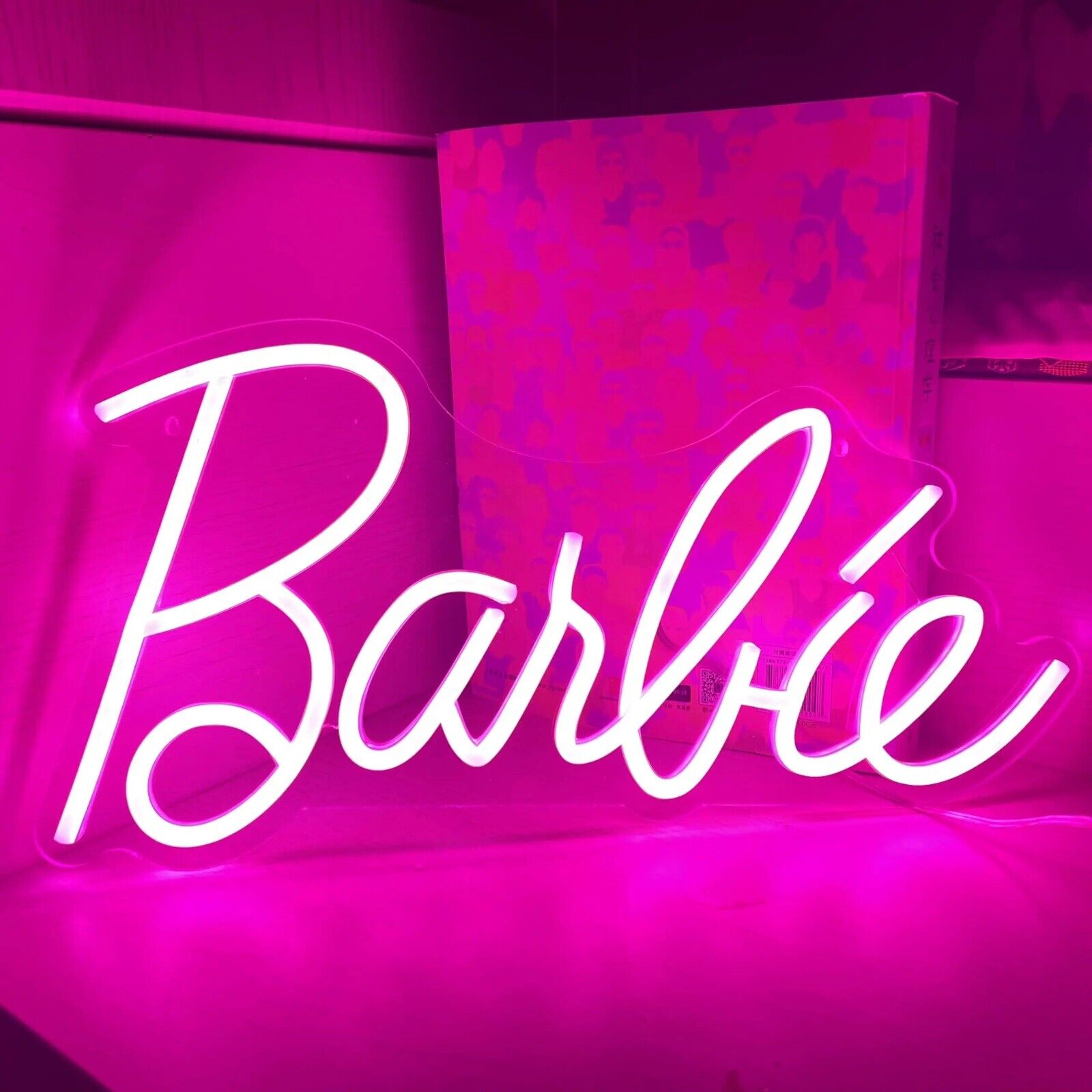 Barbie Neon Sign Dimmable LED Neon Lights Wall Decor Lamp Bedroom Kids Room