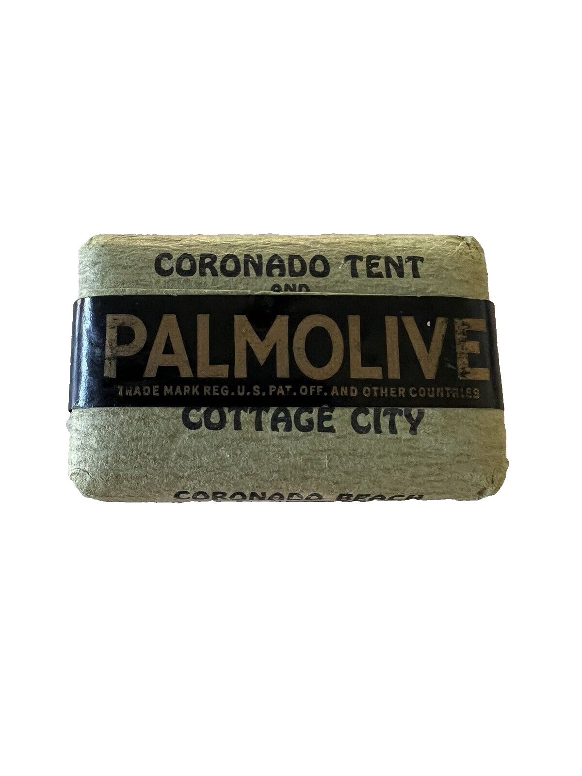 Rare Vintage Palmolive Coronado Tent Coronado Beach California  Hotel Soap