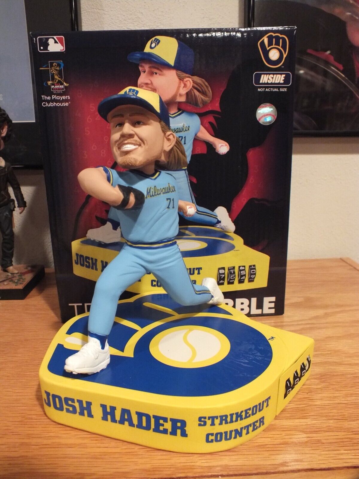 FoCo Josh Hader Astros Padres Brewers Strikeout Counter Bobblehead