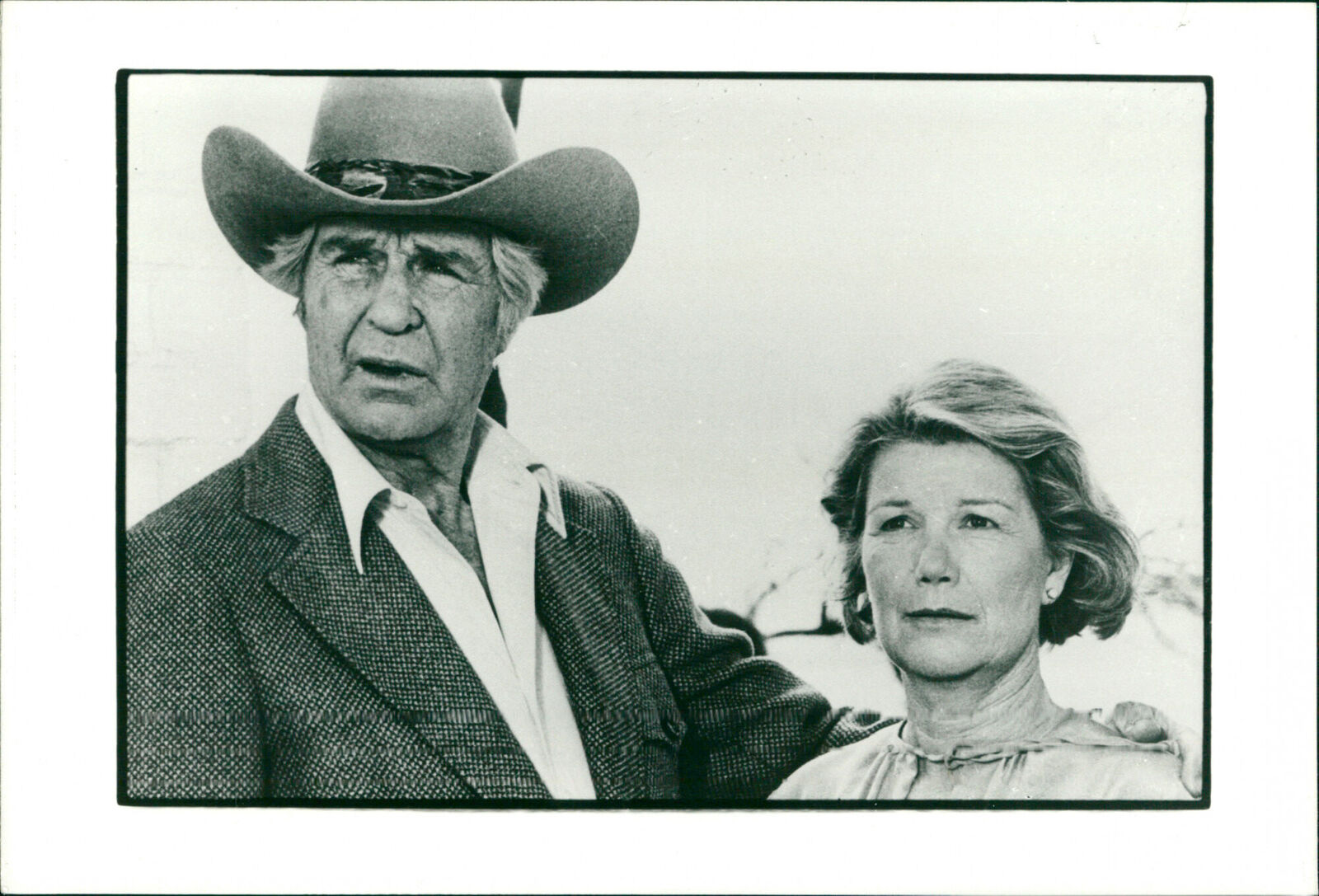 Jim Davis and Barbara Bel Geddes in Dallas - Vintage Photograph 2877508