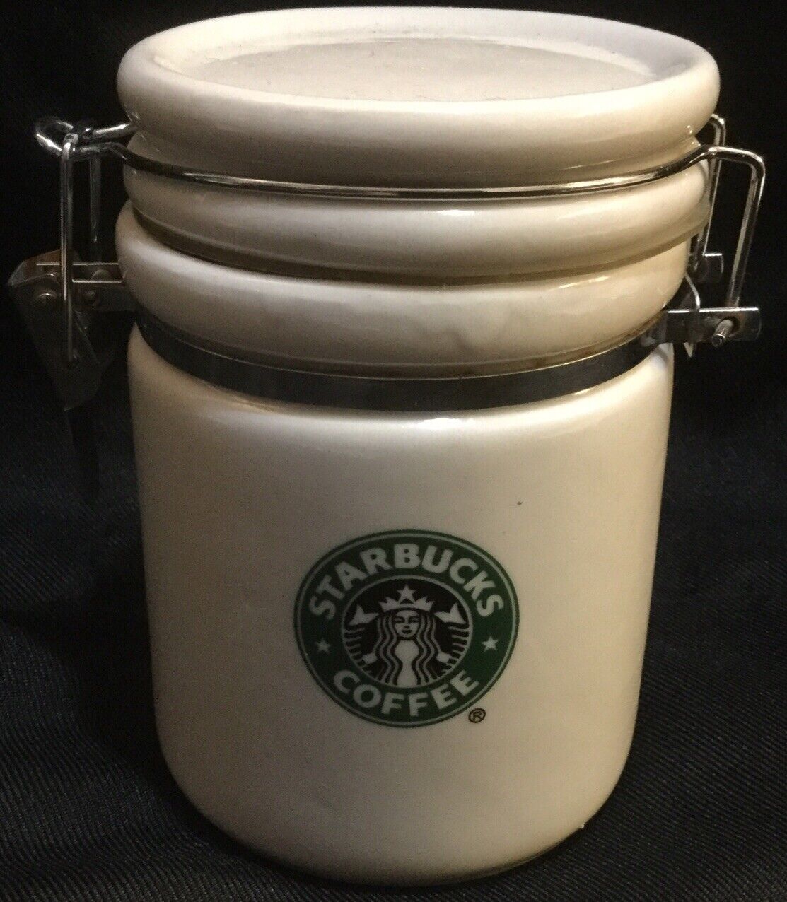 2007 Small Starbucks Canister Jar Coffee Tea 5\