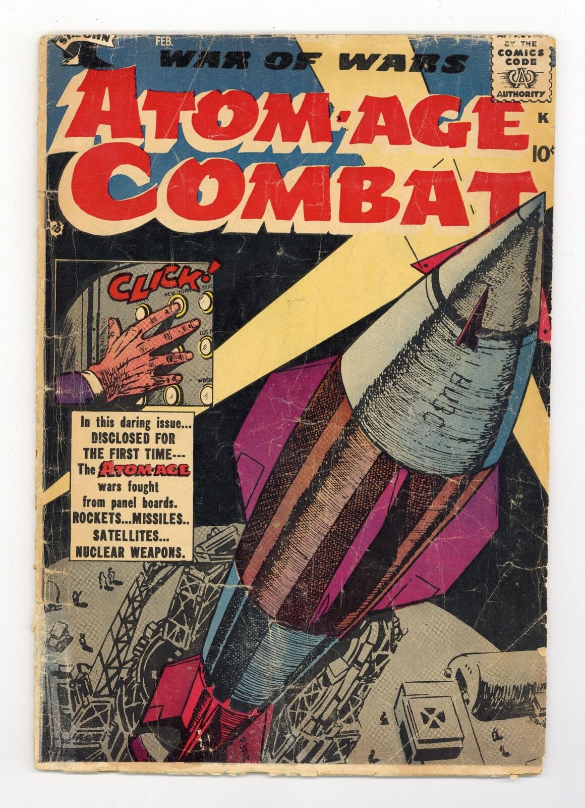 Atom Age Combat #1 GD 2.0 1958