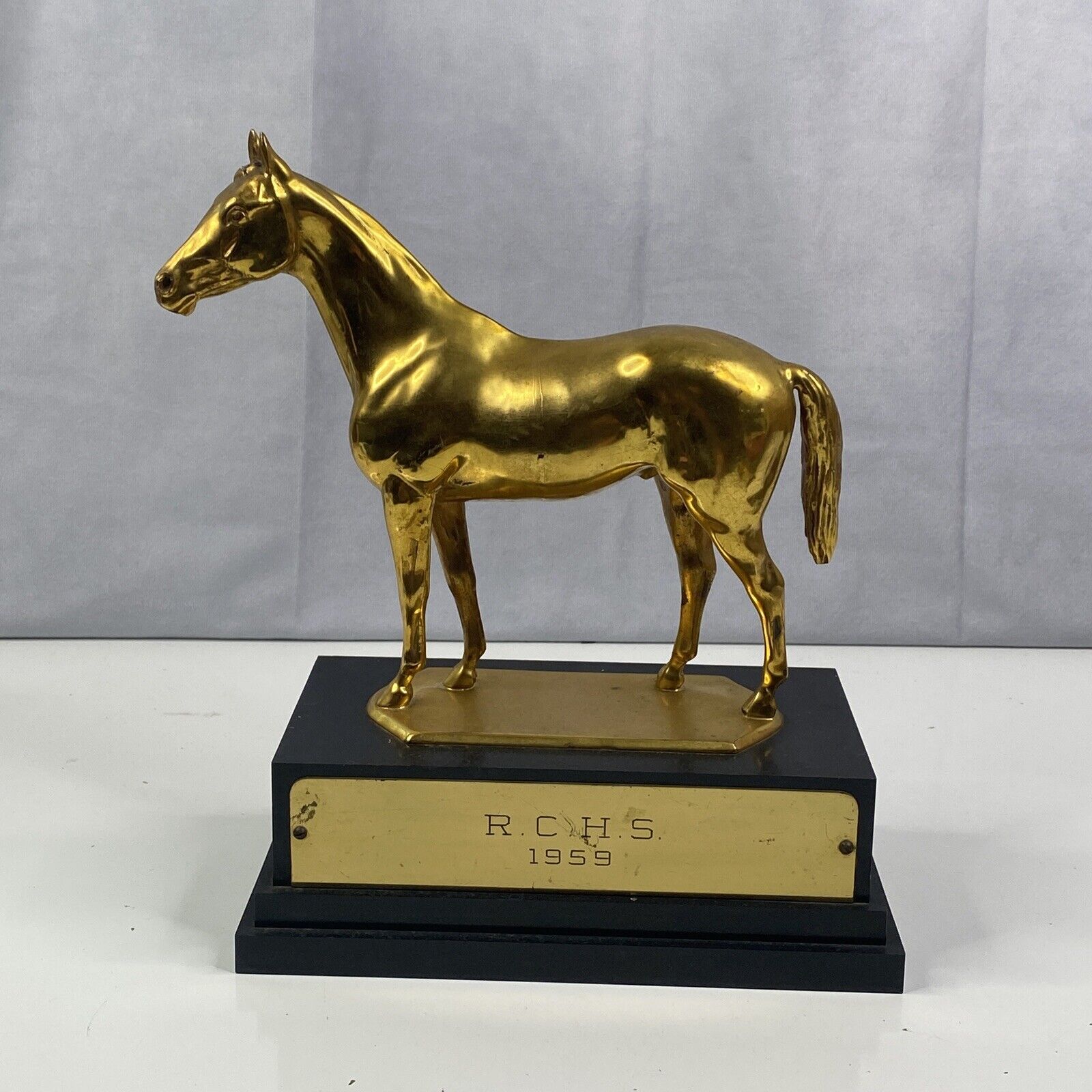 Vintage Horse Statue Trophy 1959 12.5\