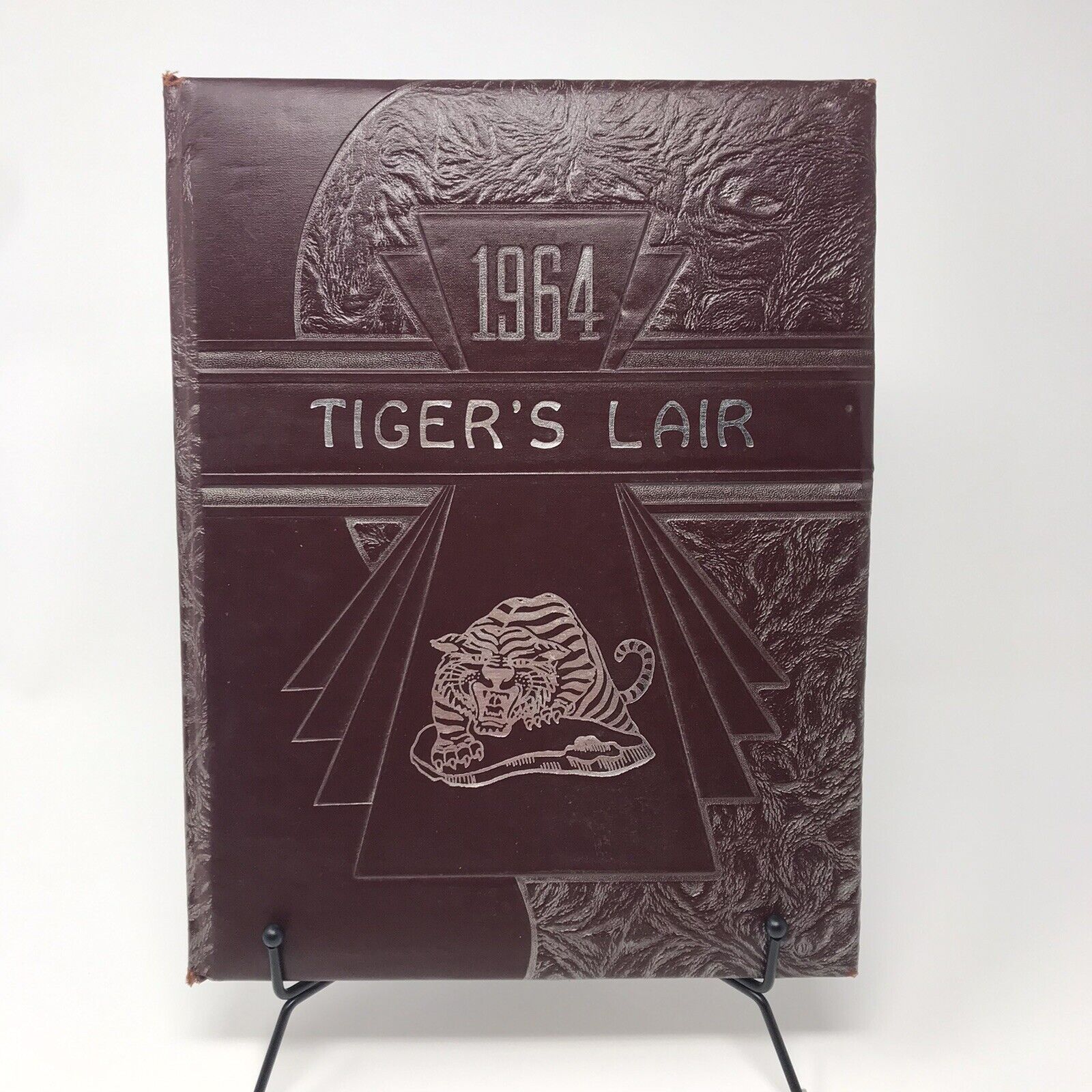 Vintage Terrell High School Yearbook 1964 Tiger\'s Lair with Student Signatures